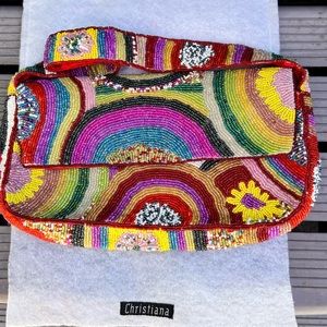 Christiana beaded purse